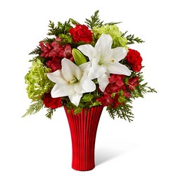 The FTD Holiday Celebrations Bouquet from Backstage Florist in Richardson, Texas